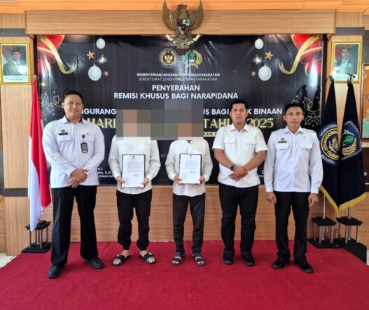 Dua Warga Binaan Dapat Remisi Khusus