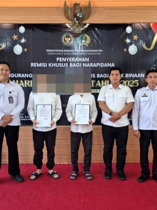 Dua Warga Binaan Dapat Remisi Khusus