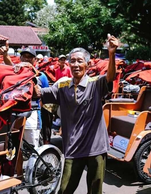 Inovasi Ramah Lingkungan Becak Listrik dari Pemerintah Untuk Pengemudi Becak di Banyumas