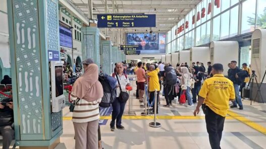 Okupansi Kereta Tembus 96 Persen