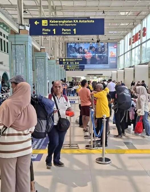 Okupansi Kereta Tembus 96 Persen