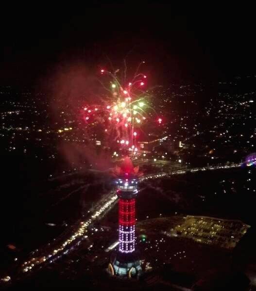 Pesta Kembang Api Menara Teratai Dibatalkan, Fokus Doa untuk Korban Bencana Sumatera