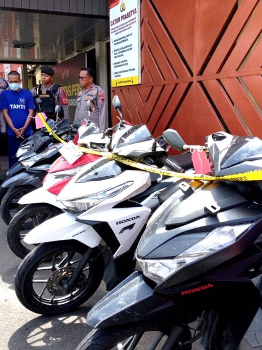 Polisi Amankan Dua Tersangka Curanmor