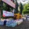 Ribuan Botol Miras Digilas Alat Berat
