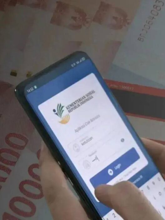 Tampilan cek bansos kemensos