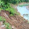Tanggul Sungai Lukulo Tergerus, Tiga Titik Alami Longsor