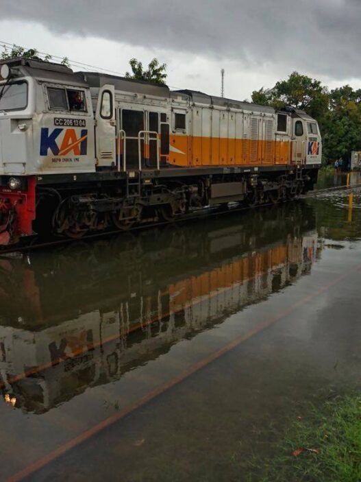Banjir Ganggu Keberangkatan KA Purwokerto, Operasional Mulai Pulih