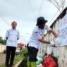 Banner Larangan Buang Sampah Dipasang