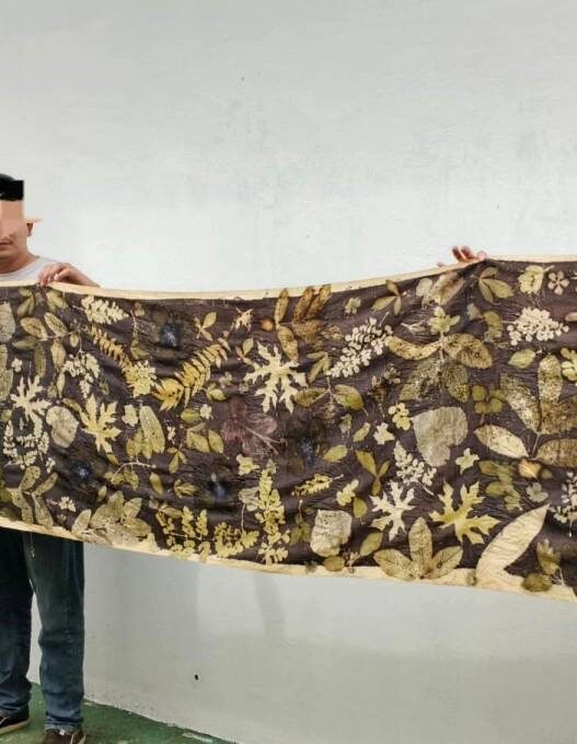 Batik Ecoprint Karya Warga Binaan Diminati
