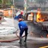 Bawa Jerigen BBM Suzuki Carry Terbakar