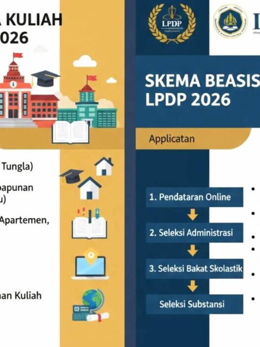 Ilustrasi biaya kuliah dan skema Beasiswa LPDP
