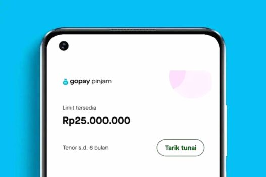 Ilustrasi cara cek limit GoPay Pinjam langsung lewat aplikasi