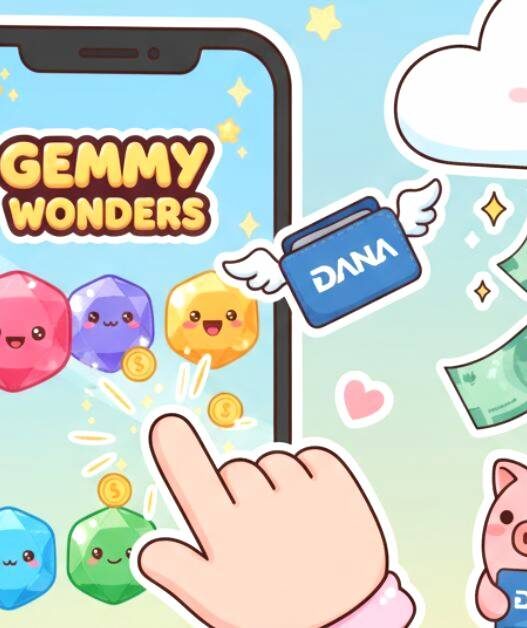Main Aplikasi Gemmy Wonders Bisa Dapat Saldo DANA