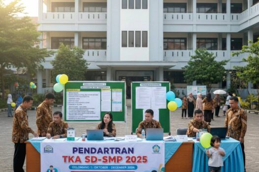 Persiapan pendaftaran TKA SD–SMP 2025 di sekolah