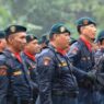 Polisi hutan patroli kawasan hutan