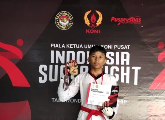 Raihaan Sabet Emas Kejurnas Taekwondo