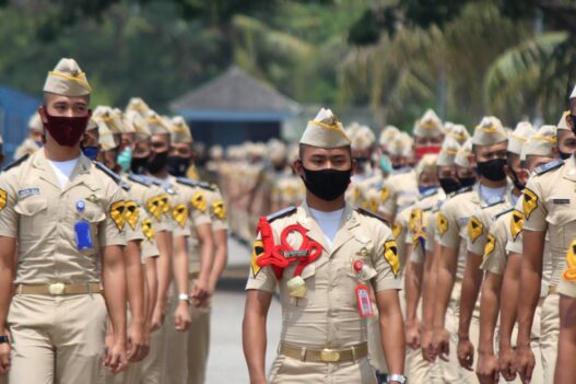 Taruna mengikuti kegiatan sekolah kedinasan