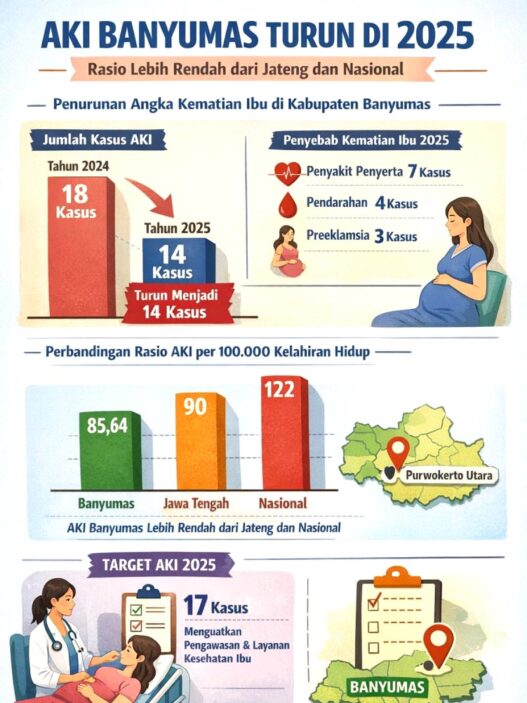 AKI Banyumas Turun di