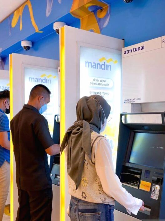 ATM Bank Mandiri sediakan pecahan Rp10 ribu Rp20 ribu