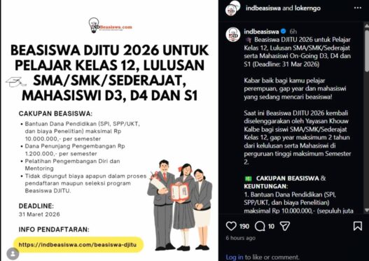 Beasiswa Djitu