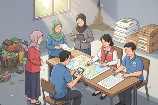 Data korban banjir Aceh Utara diverifikasi untuk bansos.