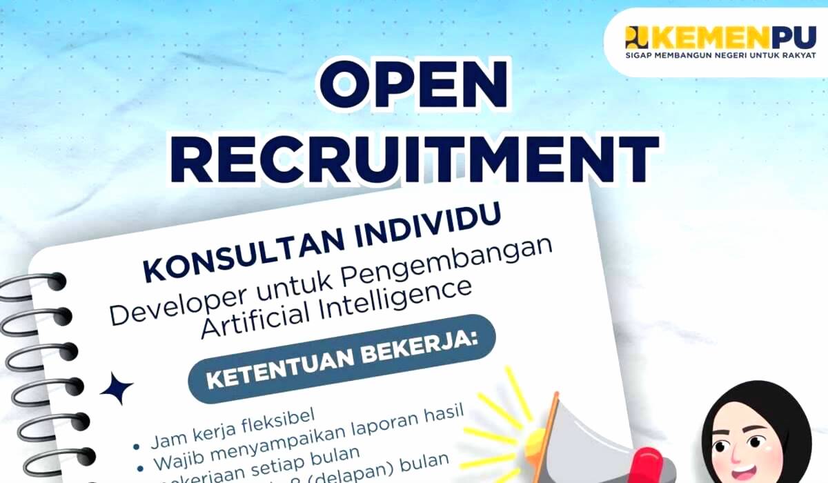 Kementerian PU Buka Rekrutmen BTI 2026, Simak Posisi yang Tersedia