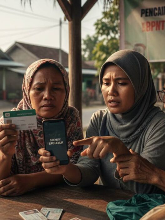 KPM mengecek kartu BPNT terblokir sebelum pencairan bantuan