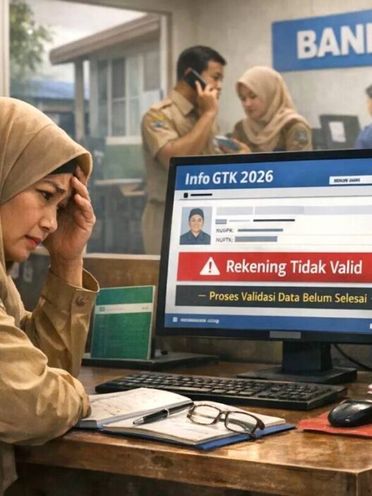 Penyebab Kemunculan Status Rekening TPG Merah di Portal Info GTK