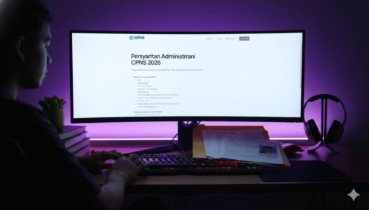 Peserta CPNS 2026 mengecek persyaratan administrasi sebelum mengikuti tahap seleksi.