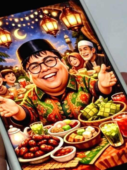 Tren karikatur AI ChatGPT jelang Ramadhan