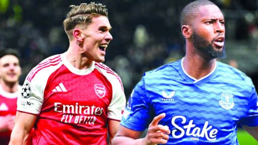 Arsenal vs Everton Pantang Tersandung