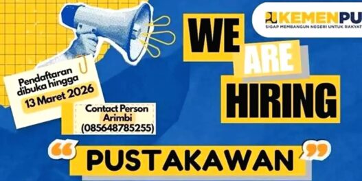 Lowongan Pustakawan Dirjen SDA Kementerian PU 2026 Dibuka