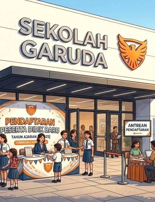 Pendaftaran mandiri sekolah Garuda