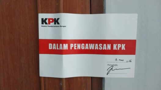 Ruang Kerja Sekda Disegel KPK