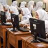 Siswa sedang tka