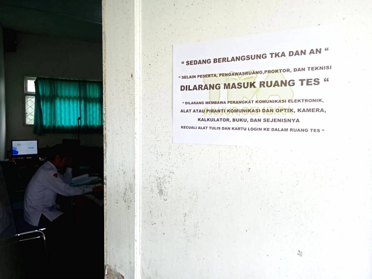 19 Siswa MTs Absen TKA