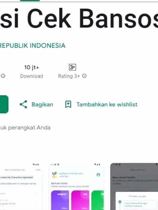 Aplikasi Cek Bansos