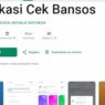 Aplikasi Cek Bansos