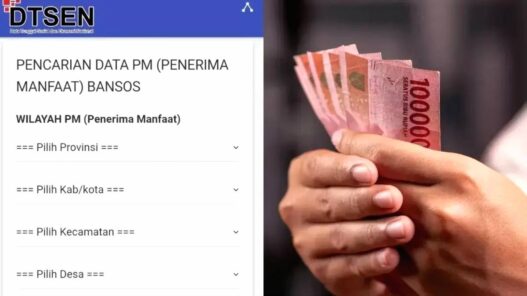 Cek penerima bansos