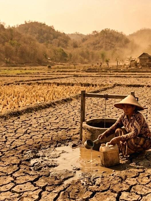 Dua Wilayah Jawa Alami Kemarau Panjang