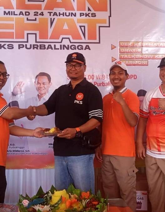 Jalan Sehat Meriahkan Puncak Milad 24 Tahun PKS