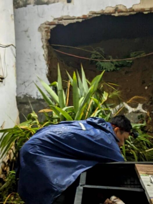Longsor di Sirau Rusak Dua Rumah