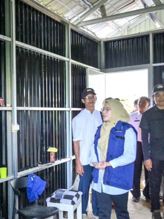 Pembangunan Huntara Tinggal 78 Unit