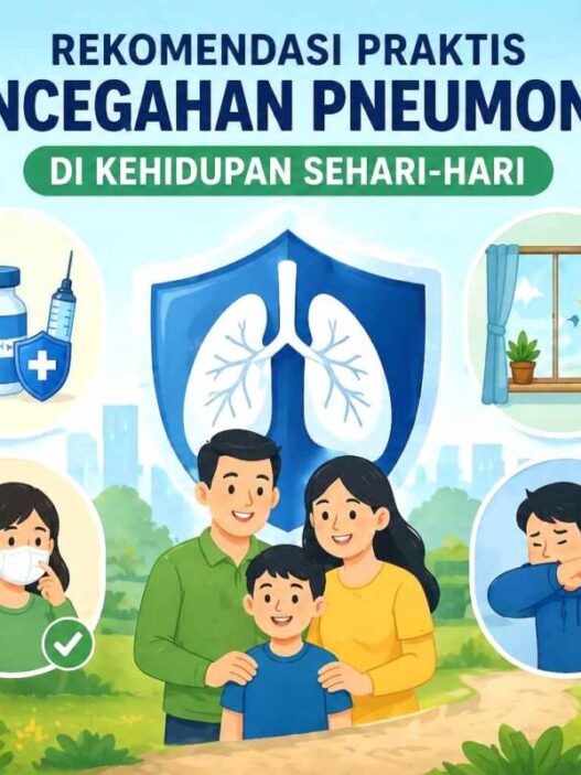 Pencegahan pneumonia yang bisa diterapkan setiap hari