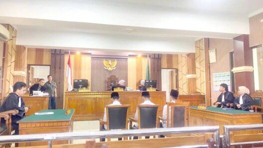 Tiga Remaja Divonis 6 Bulan 7 Hari