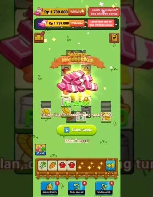 Tile win cash