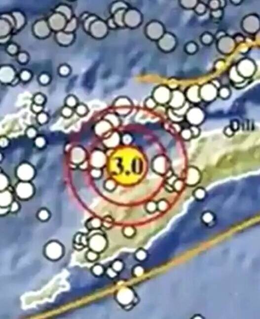 Gempa Bumi di Wakonaka NTT