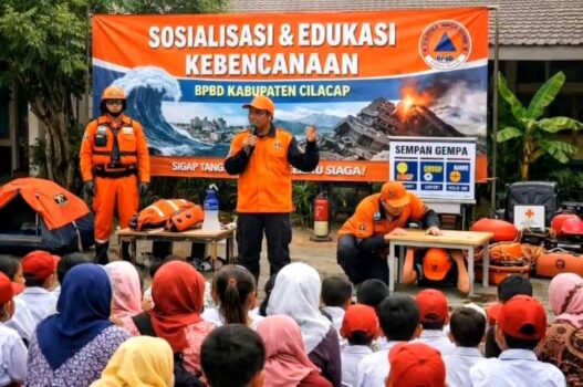 Hingga April, Edukasi Kebencanaan Capai 144 Persen