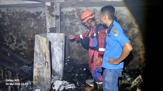 Kantin SMK Muhammadiyah 1 Purwokerto Terbakar
