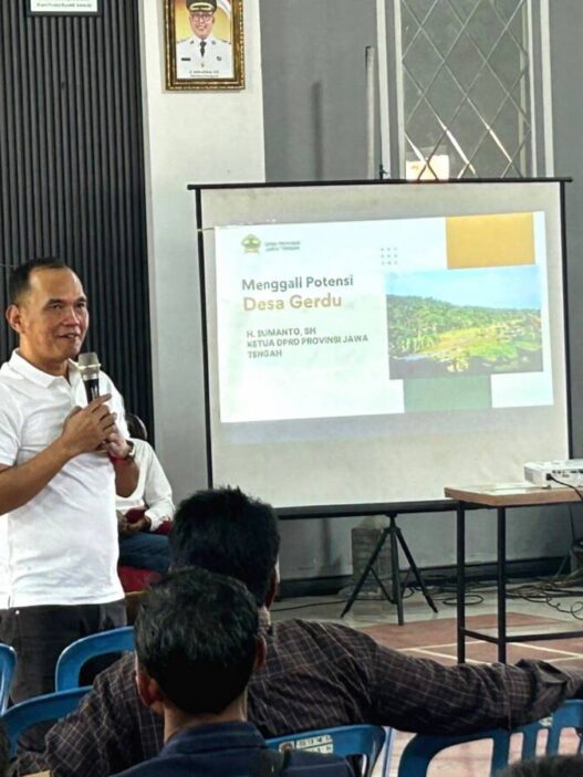 Ketua DPRD Jateng, Sumanto Ajak Warga Desa Gerdu Manfaatkan Potensi Pertanian dan Pariwisata